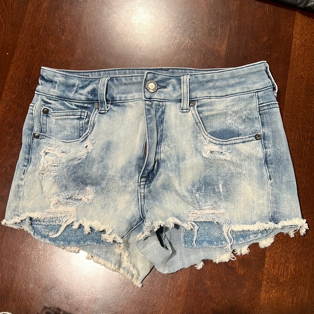 American Eagle Blue Jean Shorts Size 6